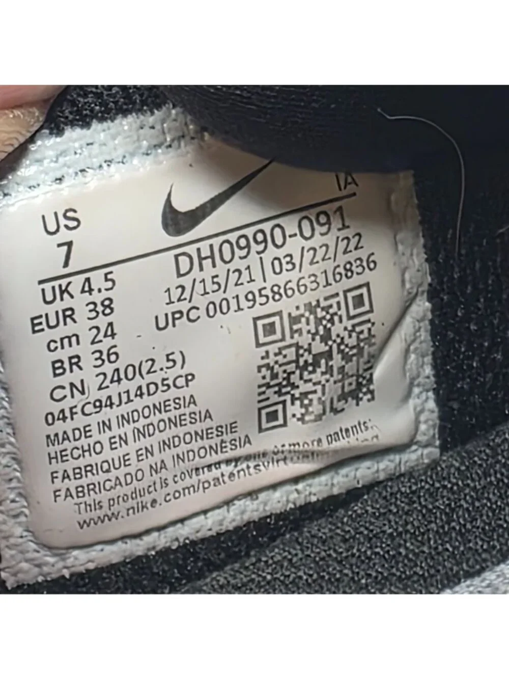Nike Court Zoom Pro Womens Size 7 Black Tennis Sneakers Performance Casual